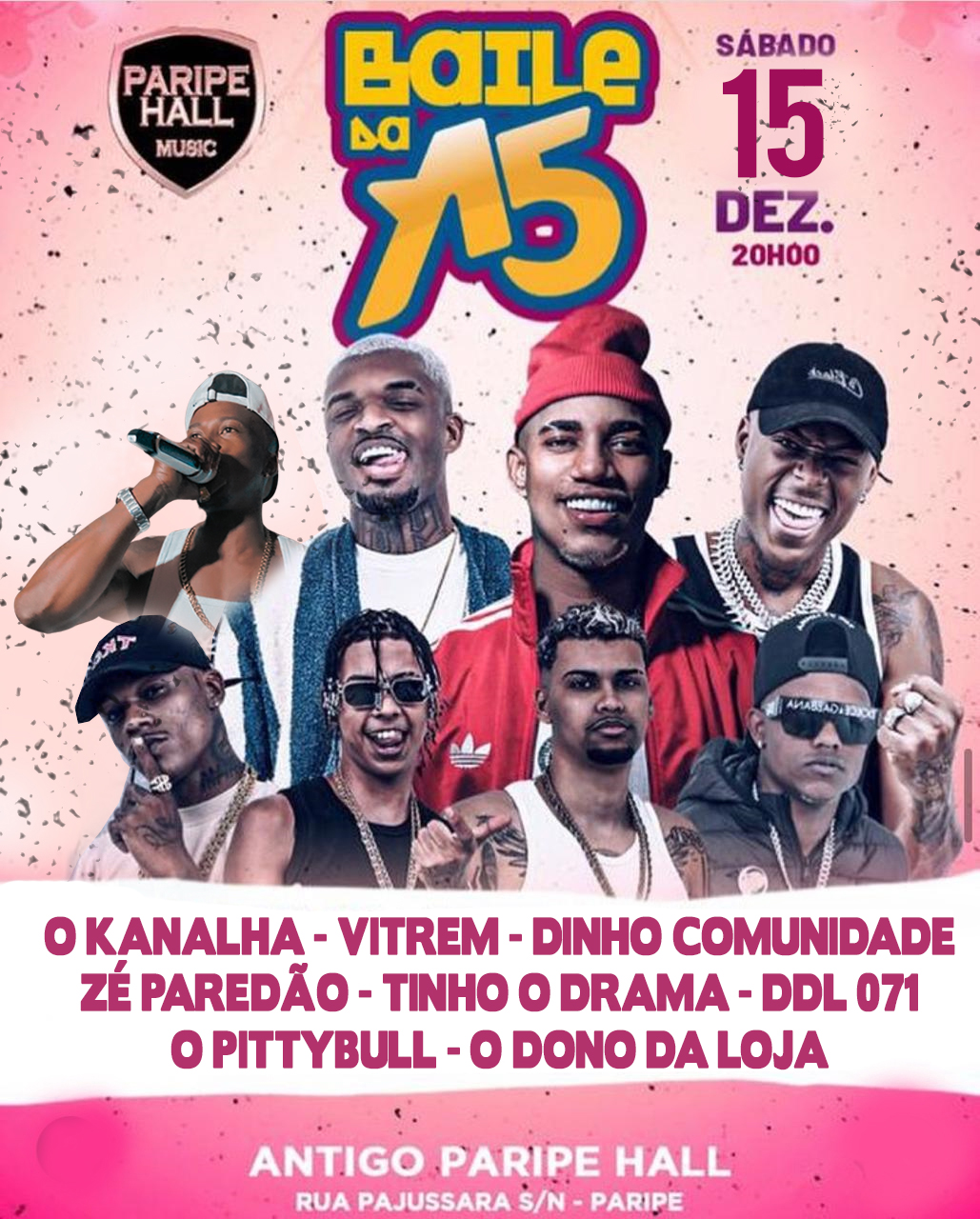 Sucesso do Baile da A5, com show de Dinho Comunidade e muito mais, confira aqui.