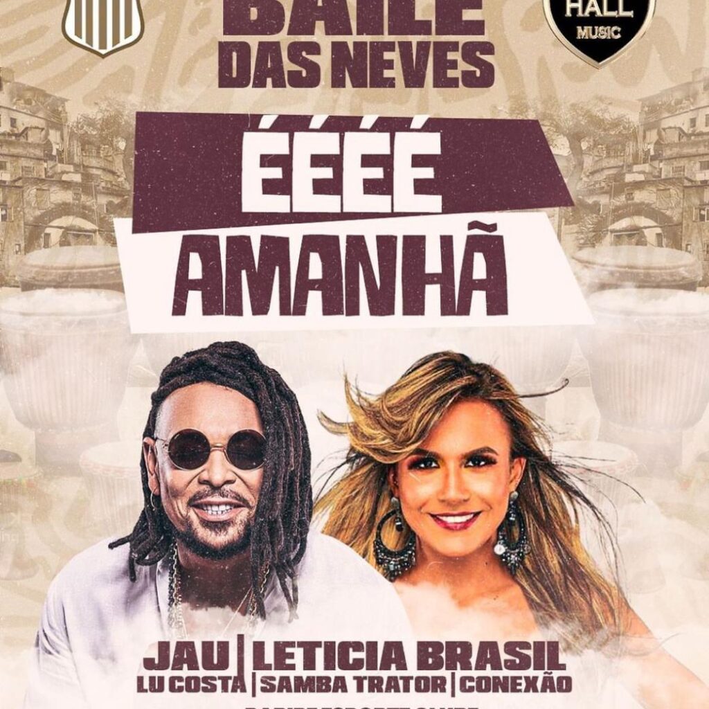 Baile das Neves no Paripe Sport Clube: Letícia Brasil e Jau fazem a festa esta noite.