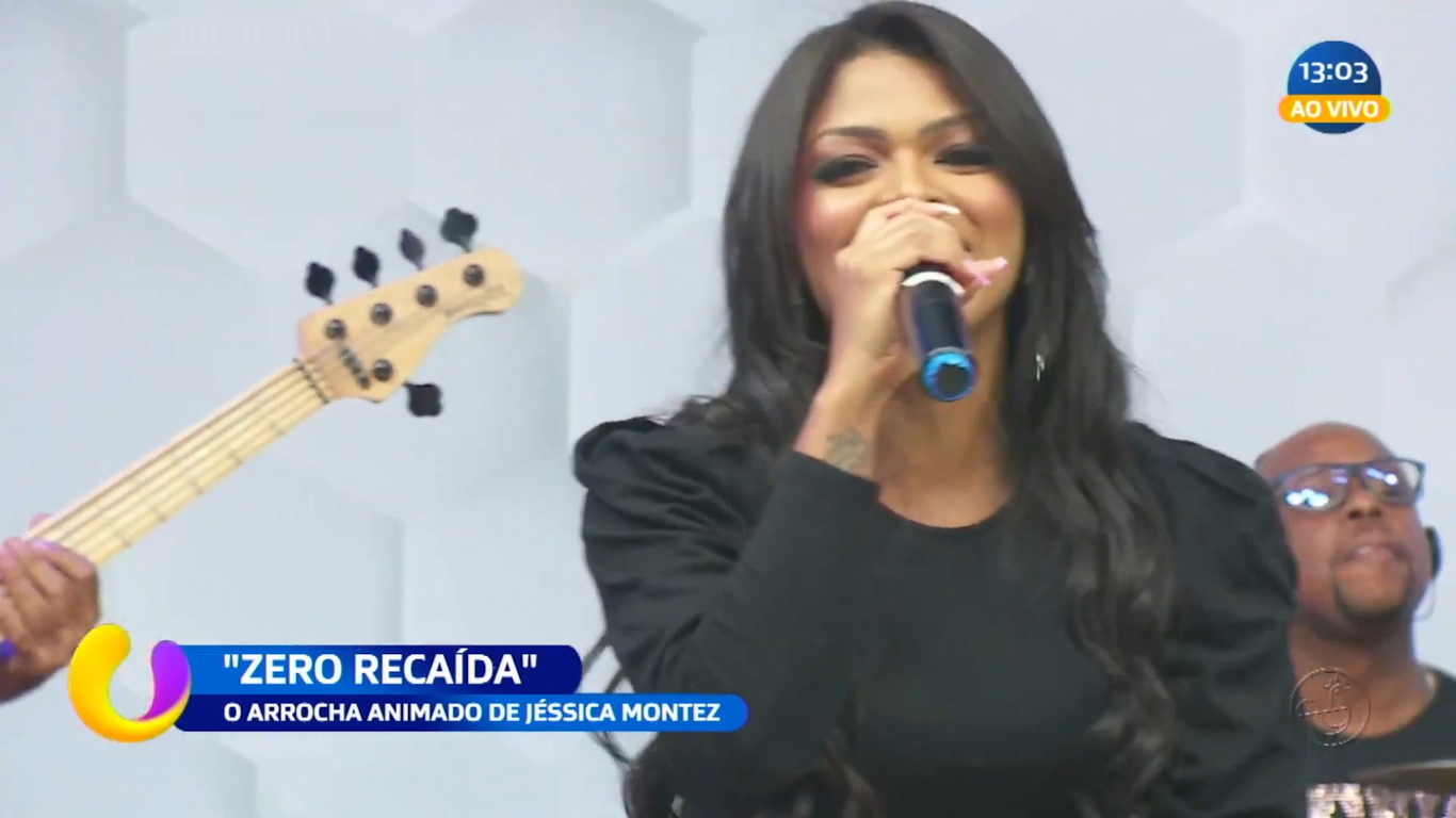 Jéssica Montez marca presença no programa “O Universo Axé” e canta novo sucesso “ZERO RECAÍDA”.